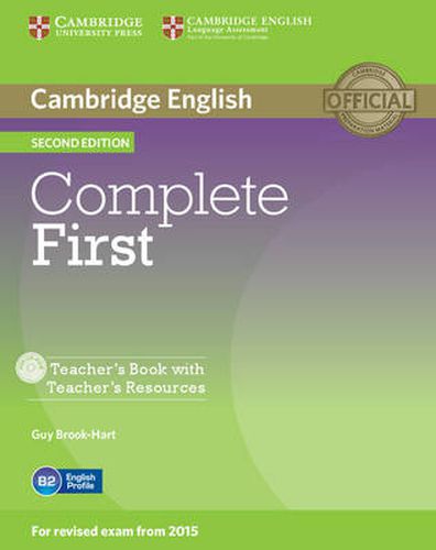 Cover image for Complete First Teacher's Book with Teacher's Resources CD-ROM