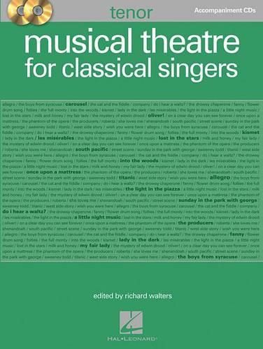 Cover image for Musical Theatre for Classical Singers: Tenor, Accompaniment Cds