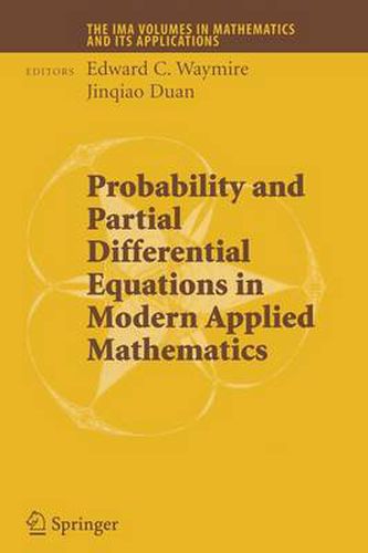 Cover image for Probability and Partial Differential Equations in Modern Applied Mathematics
