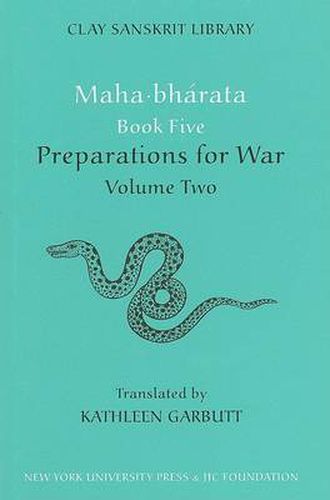 Cover image for Mahabharata Book Five (Volume 2): Preparations for War