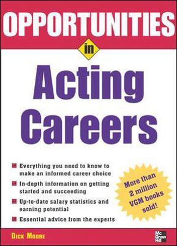 Cover image for Opportunities in Acting Careers, revised edition