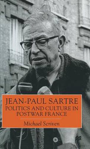 Cover image for Jean-Paul Sartre: Politics and Culture in Postwar France