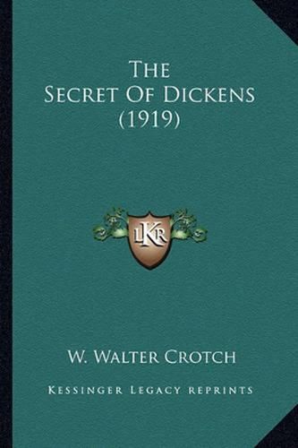 Cover image for The Secret of Dickens (1919)