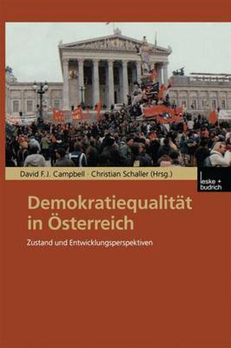 Cover image for Demokratiequalitat in OEsterreich: Zustand und Entwicklungsperspektiven