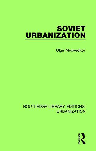 Cover image for Soviet Urbanization