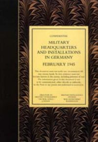 Cover image for Military Headquarters and Installations in Germany