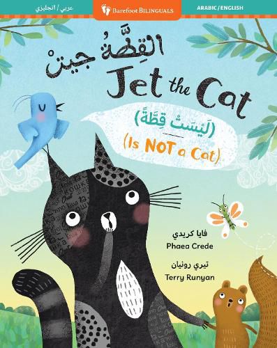 Cover image for Jet the Cat (Is Not a Cat) (Bilingual Arabic & English)