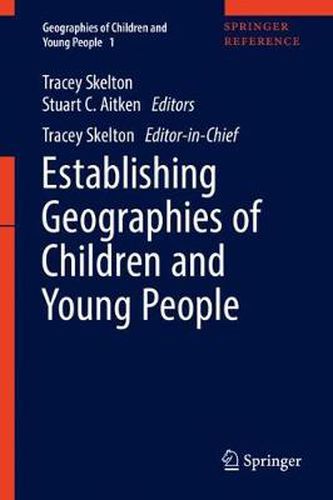 Cover image for Establishing Geographies of Children and Young People