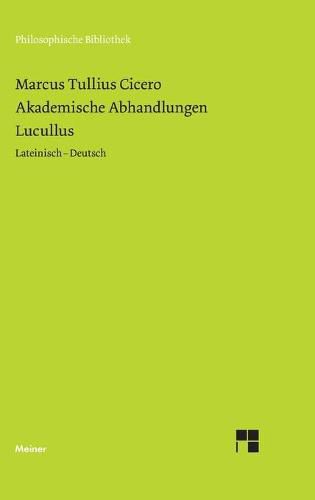 Cover image for Akademische Abhandlungen. Lucullus