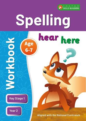 Cover image for KS1 Spelling Workbook for Ages 6-7 (Year 2) Perfect for learning at home or use in the classroom