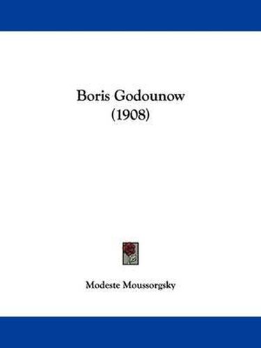 Cover image for Boris Godounow (1908)