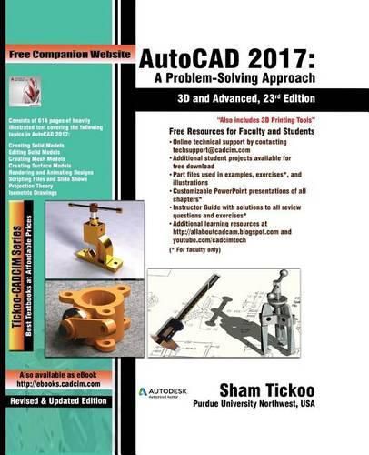 Cover image for AutoCAD 2017: A Problem-Solving Approach, 3D and Advanced