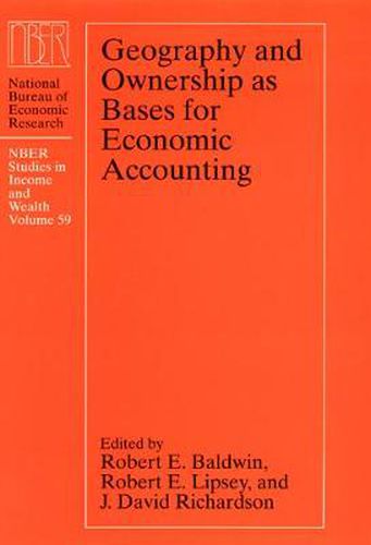 Geography and Ownership as Bases for Economic Accounting