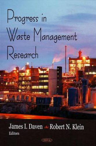 Cover image for Progress in Waste Management Research