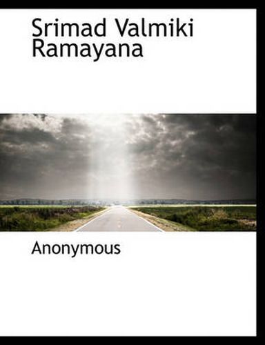 Cover image for Srimad Valmiki Ramayana