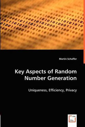 Cover image for Key Aspects of Random Number Generation