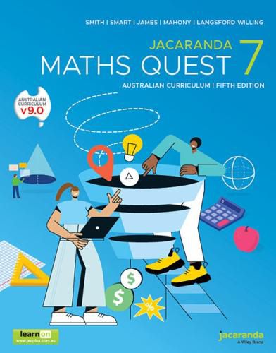 Cover image for Jacaranda Maths Quest 7 Australian Curriculum, 5e learnON and Print