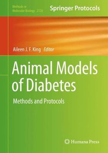 Cover image for Animal Models of Diabetes: Methods and Protocols