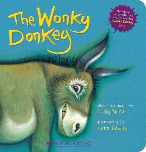 Cover image for The Wonky Donkey Board Book (with Downloadable Song)