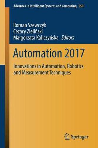 Cover image for Automation 2017: Innovations in Automation, Robotics and Measurement Techniques