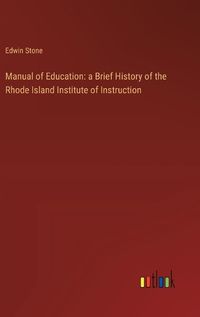 Cover image for Manual of Education