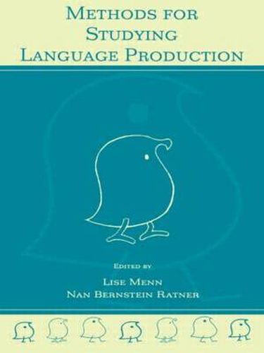 Cover image for Methods for Studying Language Production