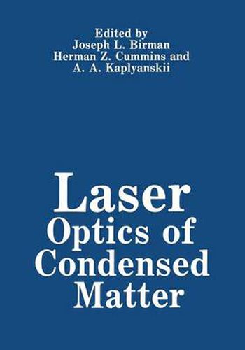 Cover image for Laser Optics of Condensed Matter