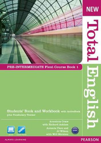 Cover image for New Total English Pre-Intermediate Flexi Coursebook 1 Pack