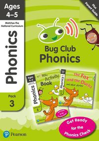 Cover image for Bug Club Phonics Learn at Home Pack 3, Phonics Sets 7-9 for ages 4-5 (Six stories + Parent Guide + Activity Book)