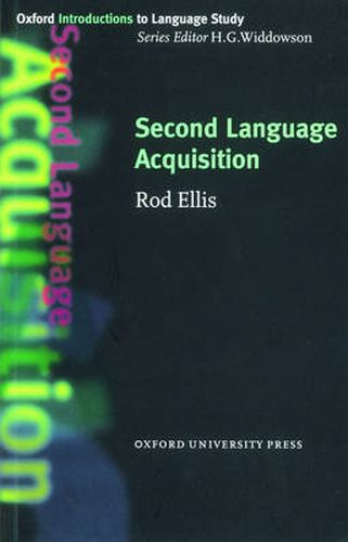 Cover image for Second Language Acquisition