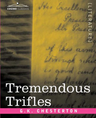 Cover image for Tremendous Trifles