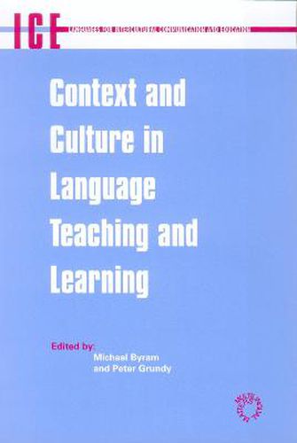 Cover image for Context and Culture in Language Teaching and Learning
