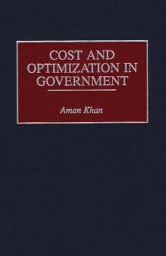 Cover image for Cost and Optimization in Government