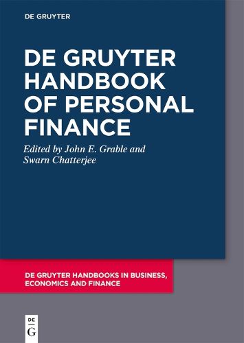 Cover image for De Gruyter Handbook of Personal Finance