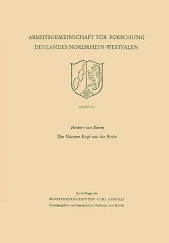 Cover image for Der Mainzer Kopf Mit Der Binde