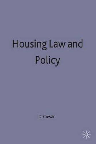 Cover image for Housing Law and Policy