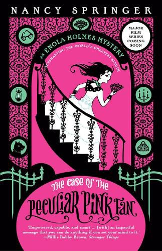 Cover image for The Case of the Peculiar Pink Fan: Enola Holmes 4