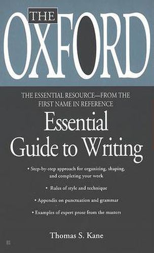 Cover image for The Oxford Essential Guide to Writing