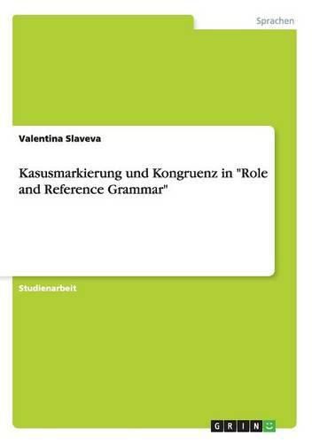 Cover image for Kasusmarkierung und Kongruenz in Role and Reference Grammar