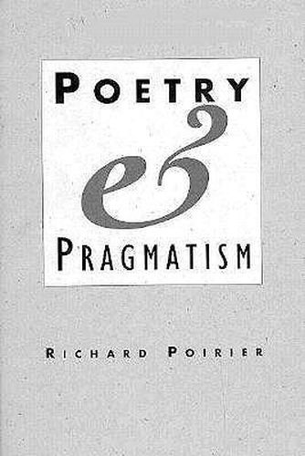 Cover image for Poetry and Pragmatism