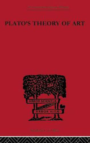 Cover image for Plato's Theory of Art