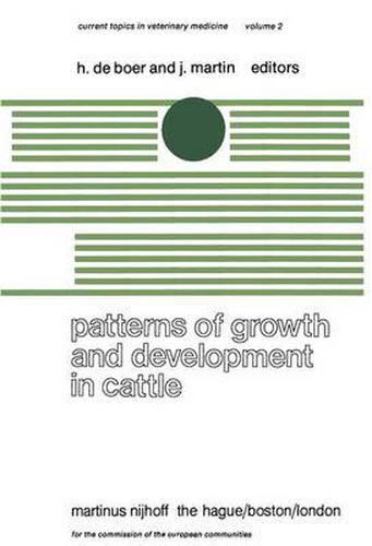 Patterns of Growth and Development in Cattle: A Seminar in the EEC Programme of Coordination of Research on Beef Production held at Ghent, October 11-13, 1977