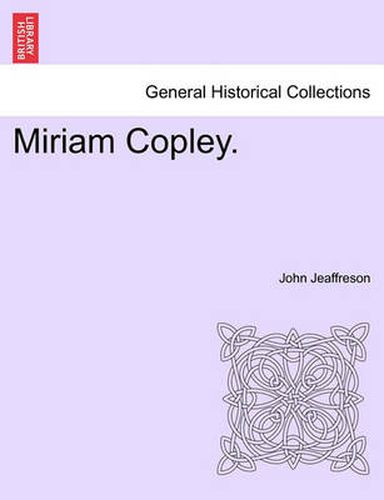 Cover image for Miriam Copley.