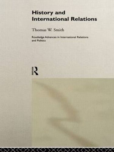 Cover image for History and International Relations