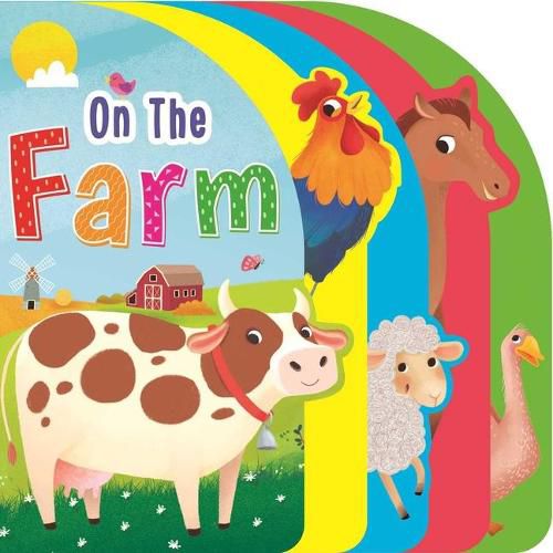 Cover image for On the Farm: Shaped Board Book