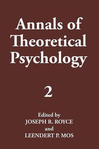 Cover image for Annals of Theoretical Psychology: Volume 2