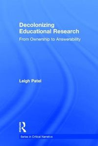 Cover image for Decolonizing Educational Research: From Ownership to Answerability