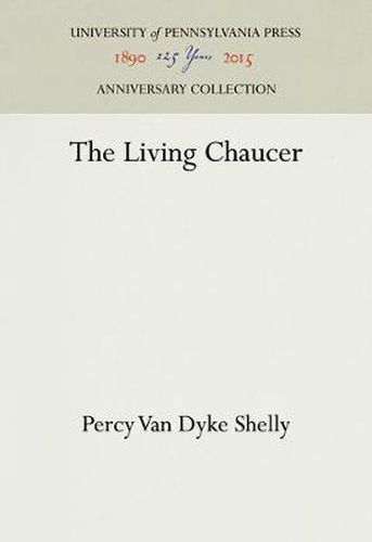 Cover image for The Living Chaucer