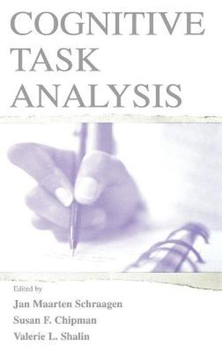 Cover image for Cognitive Task Analysis