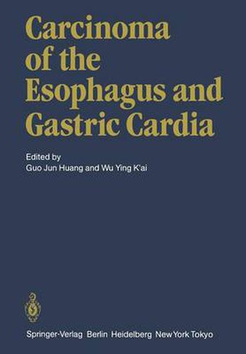 Carcinoma of the Esophagus and Gastric Cardia